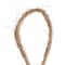 Hello Honey® 21.5" Brown Stoneware Hanging Vases on Jute Rope with Reactive Glaze